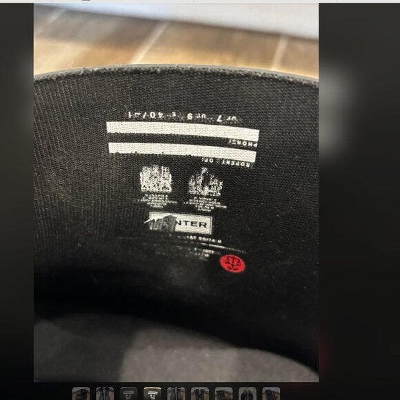 WOMEN'S HUNTER TABITHA BLACK RAIN BOOTS SIZE 9 - Picture 6 of 8